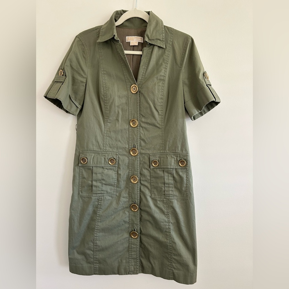 MICHAEL KORS Green Dress